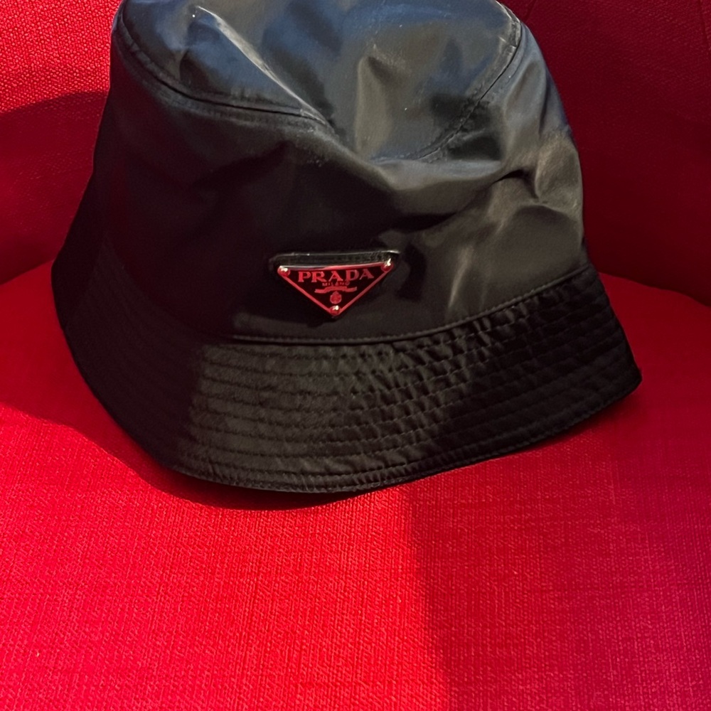 Prada Black Nylon Hat